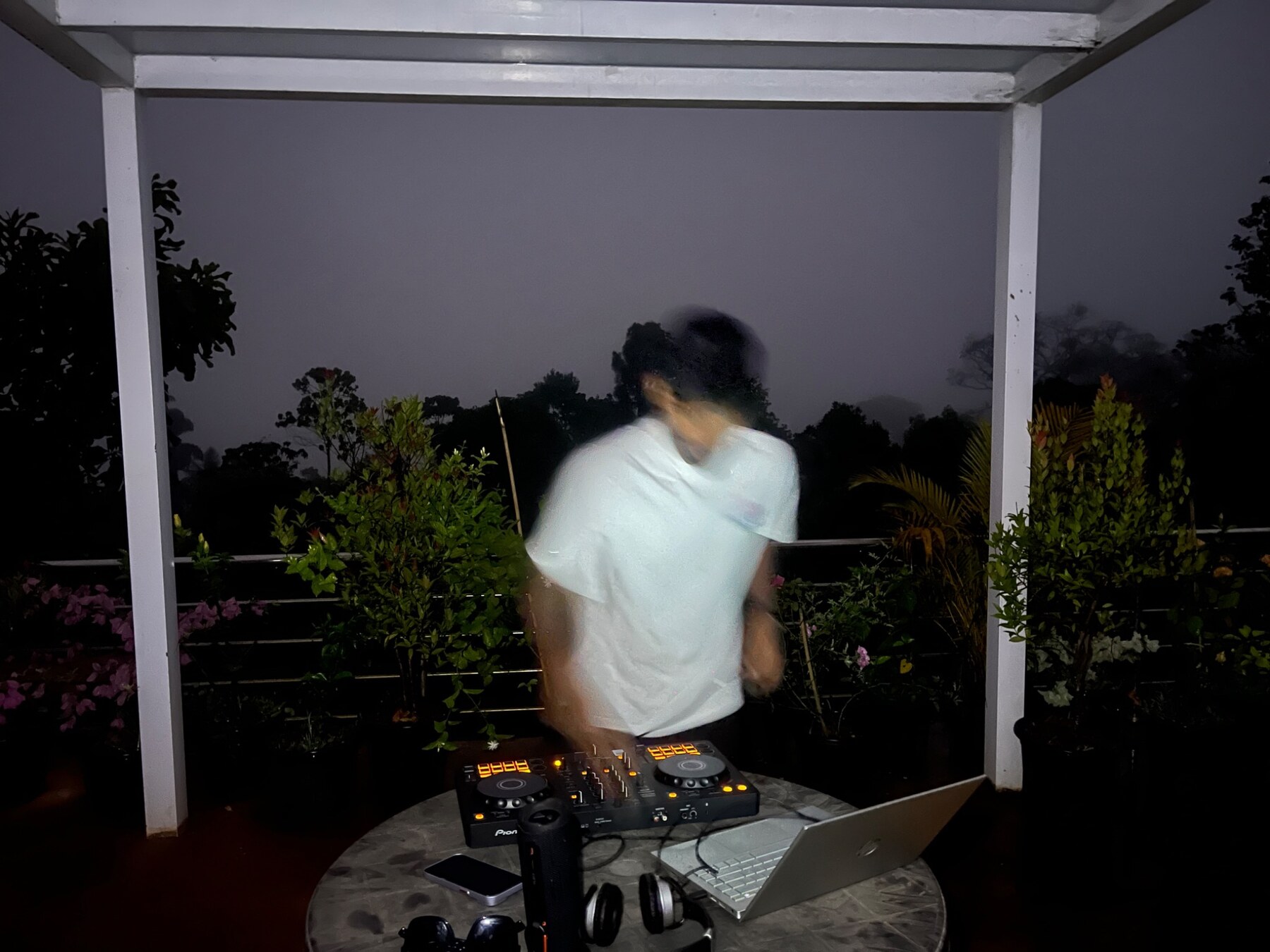 ICEY performing A Time to Recall during an outdoor night session
